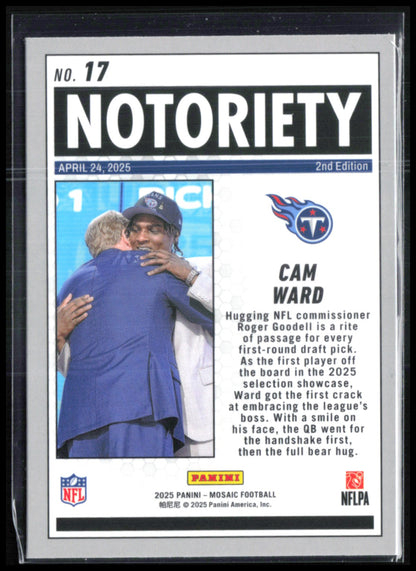 Cam Ward RC Notoriety
