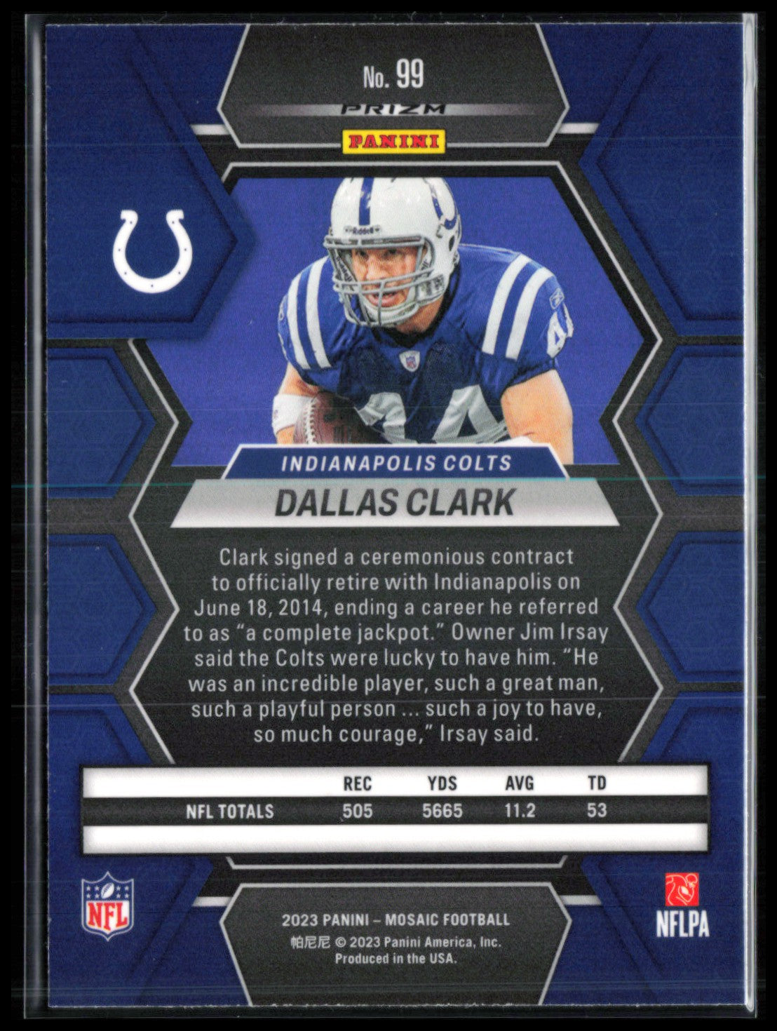 Dallas Clark Honeycomb SSP 2023 Mosaic