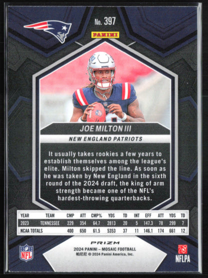 Joe Milton III RC Holo