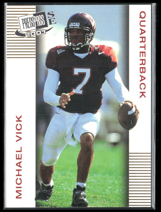 Michael Vick 2001 Press Pass SE
