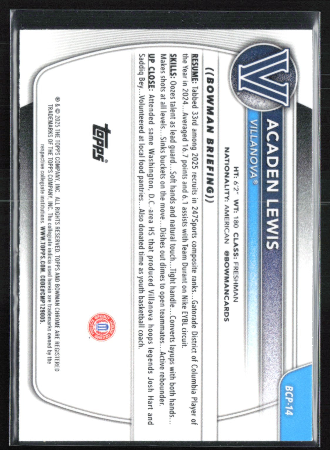 Acaden Lewis 1st Bowman Mojo