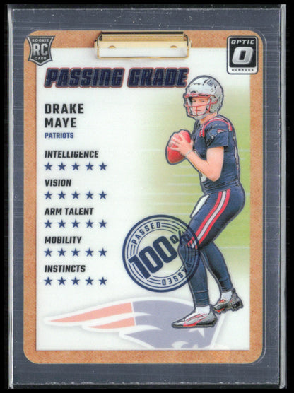 Drake Maye RC Passing Grade