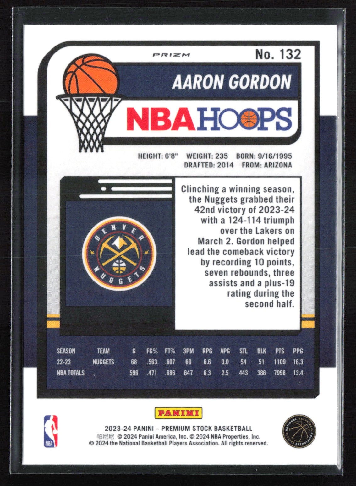 Aaron Gordon Red Pulsar