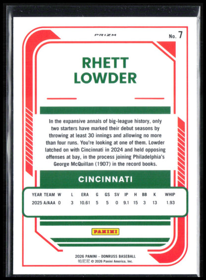 Rhett Lowder Blue Velocity