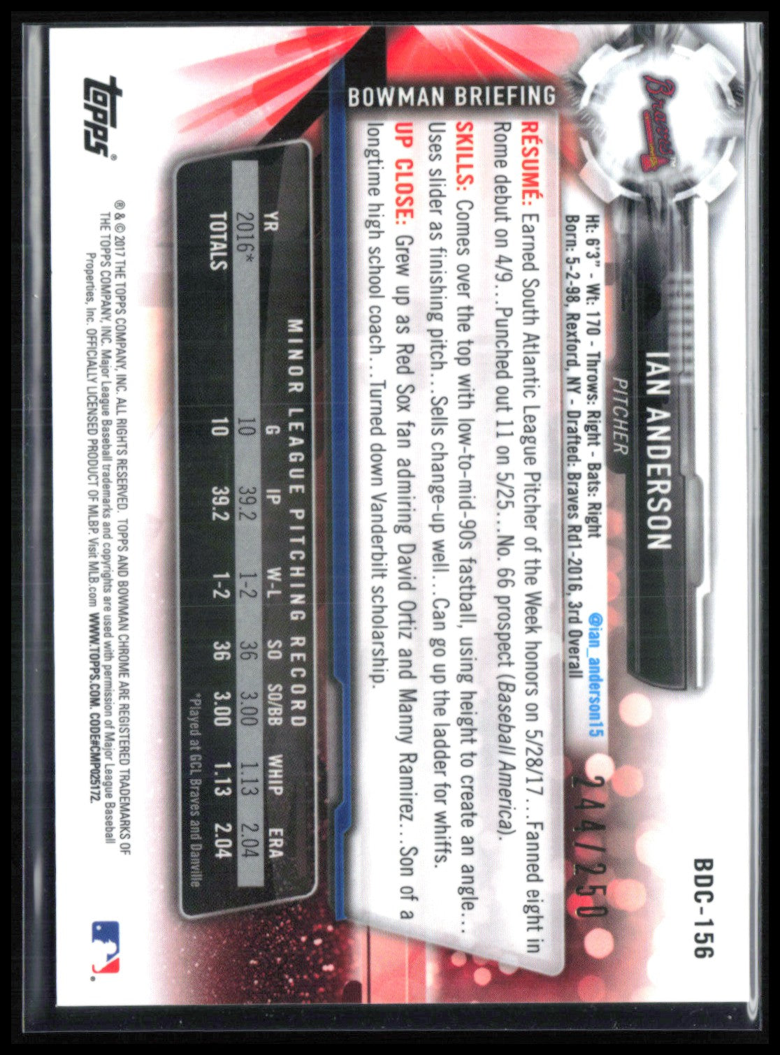 Ian Anderson Purple /250