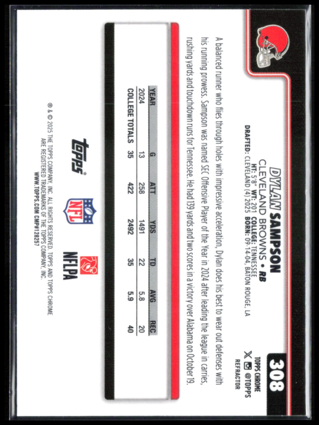 Dylan Sampson RC Refractor