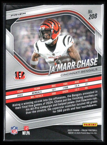 Ja'Marr Chase Silver Prizm