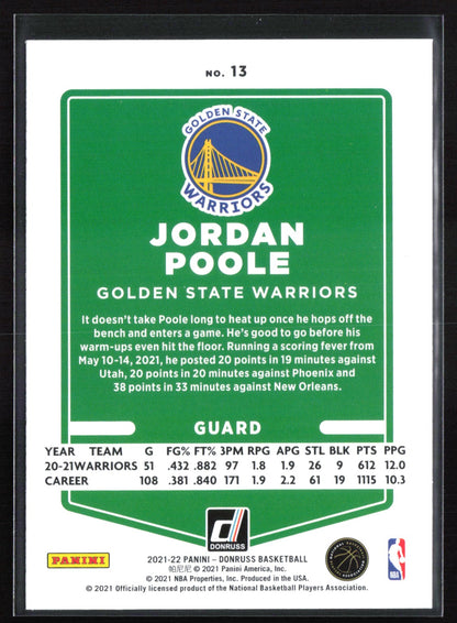 Jordan Poole Orange Laser