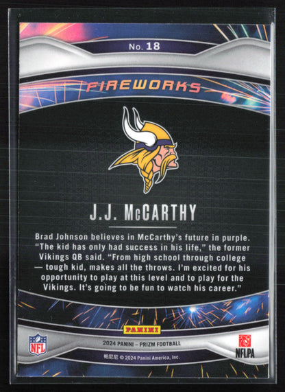 J.J. McCarthy RC Fireworks