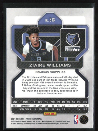Ziaire Williams RC