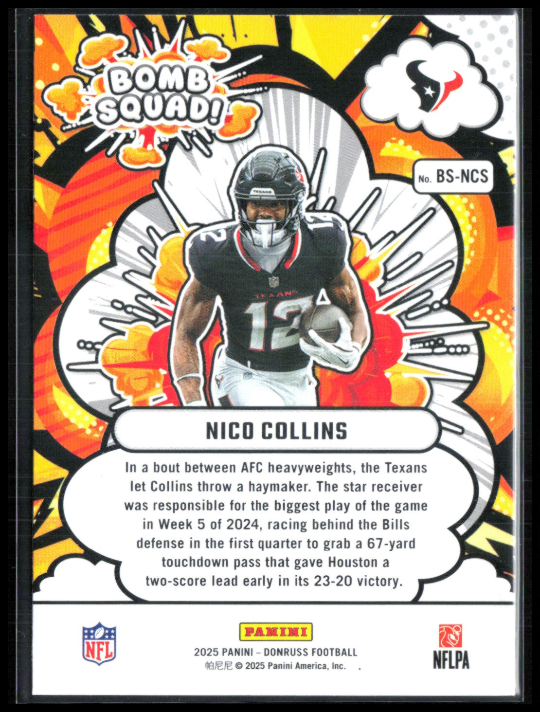 Nico Collins Bomb Squad