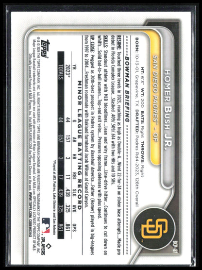 Homer Bush Jr. Sapphire Prospects