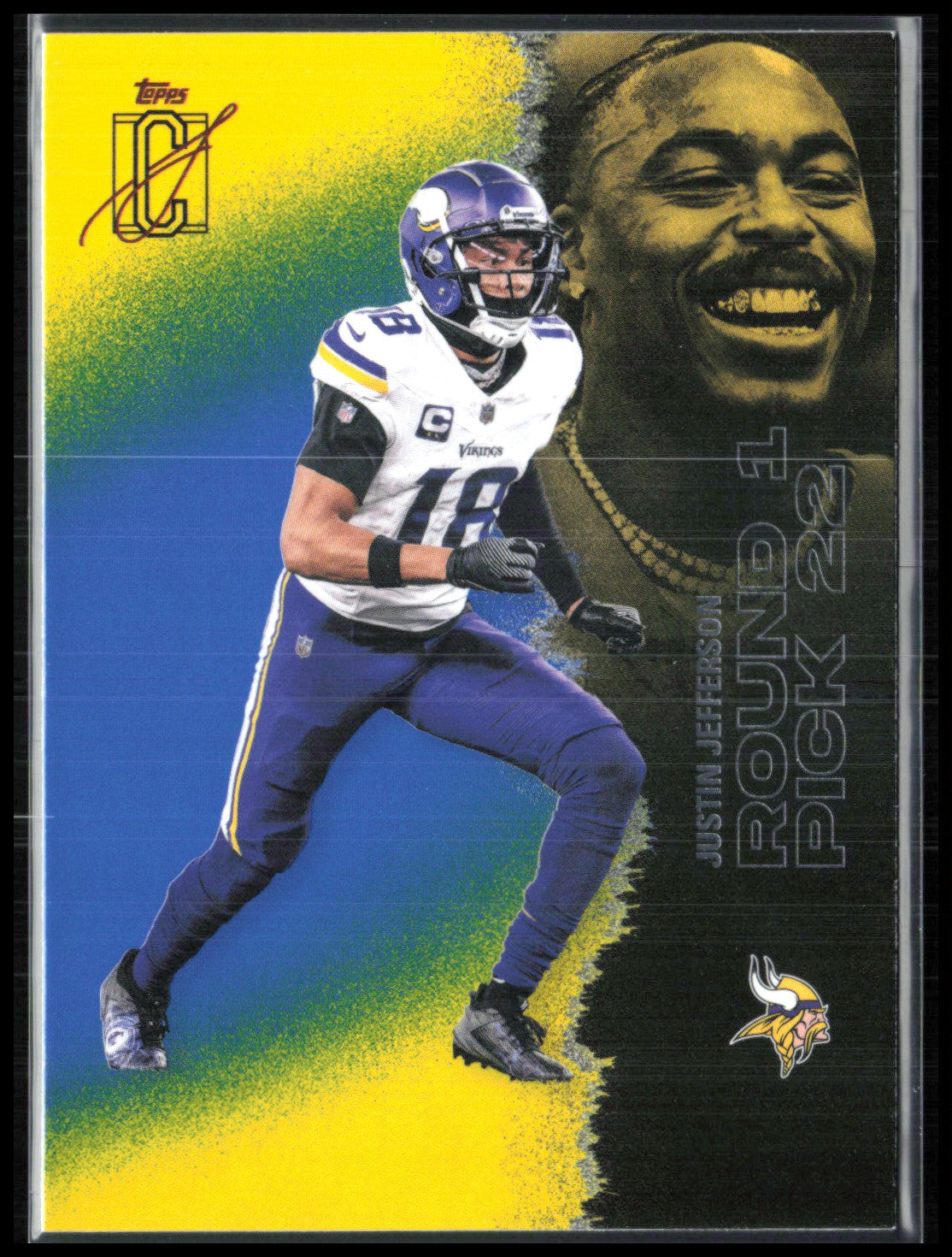Justin Jefferson Yellow Parallel