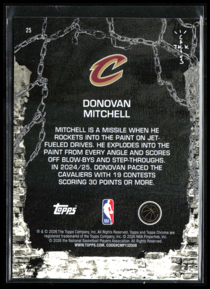 Donovan Mitchell Mini Diamond /75 Cactus Jack