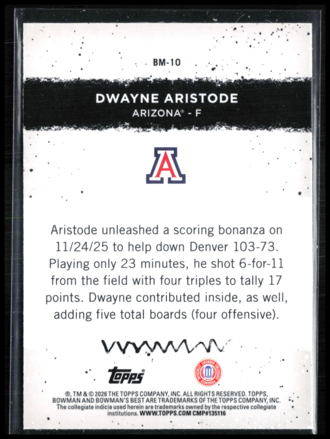 Dwayne Aristode Green Mini Diamond /99
