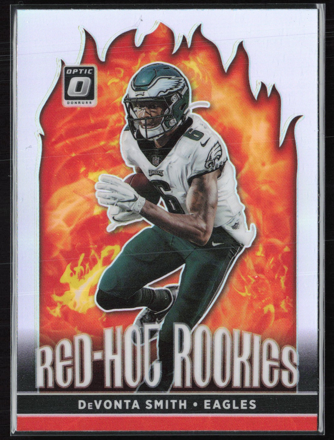 DeVonta Smith RC Red-Hot Rookies Holo