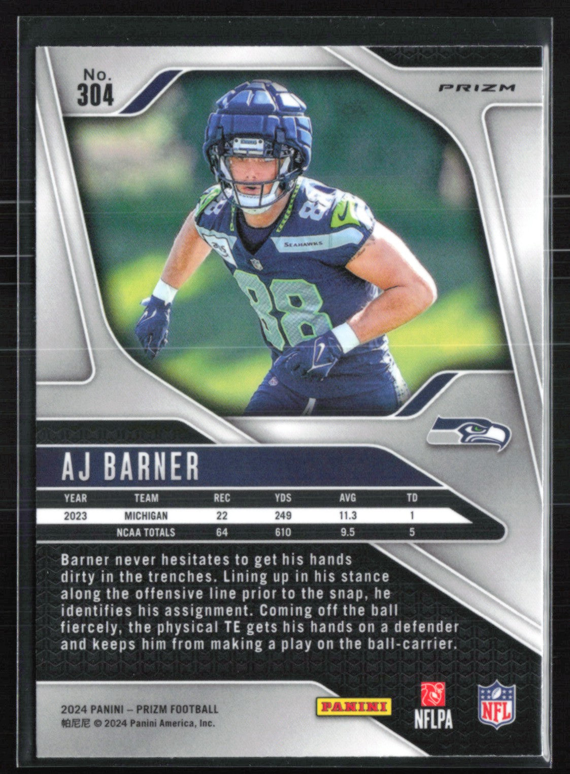 AJ Barner RC Green Wave