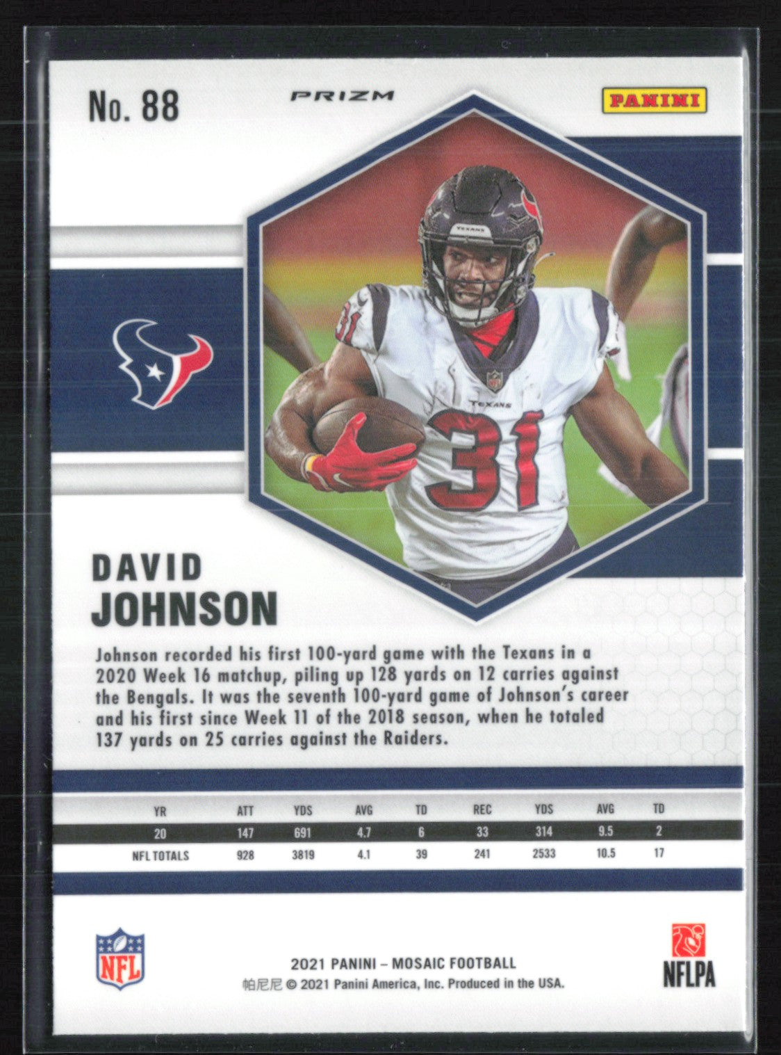 David Johnson No Huddle