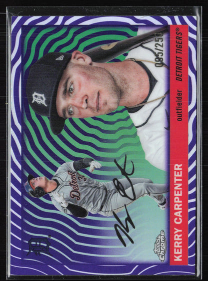 Kerry Carpenter Purple /250 Refractor Vibrations
