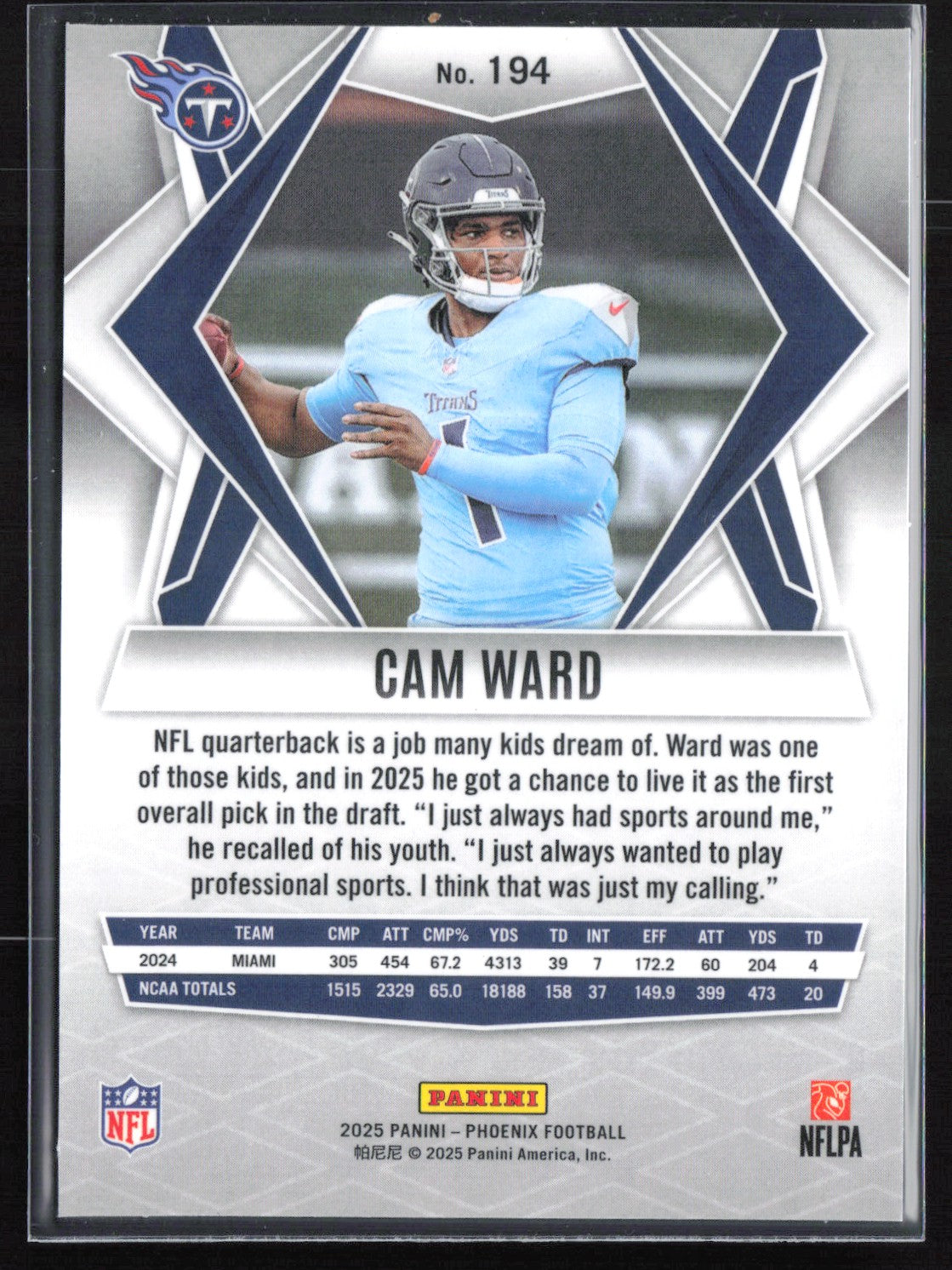 Cam Ward RC