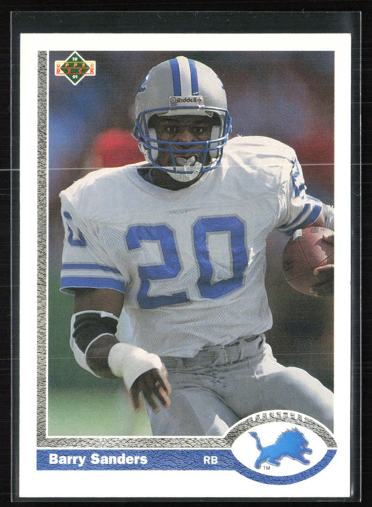 Barry Sanders 1991 Upper Deck