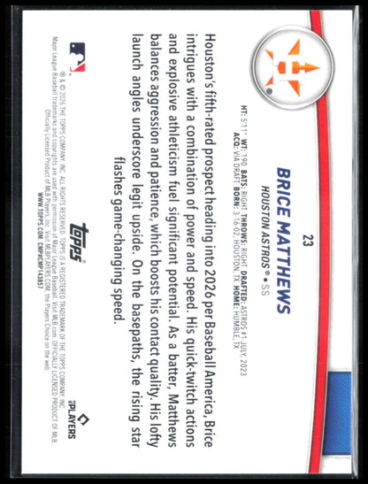 Brice Matthews RC