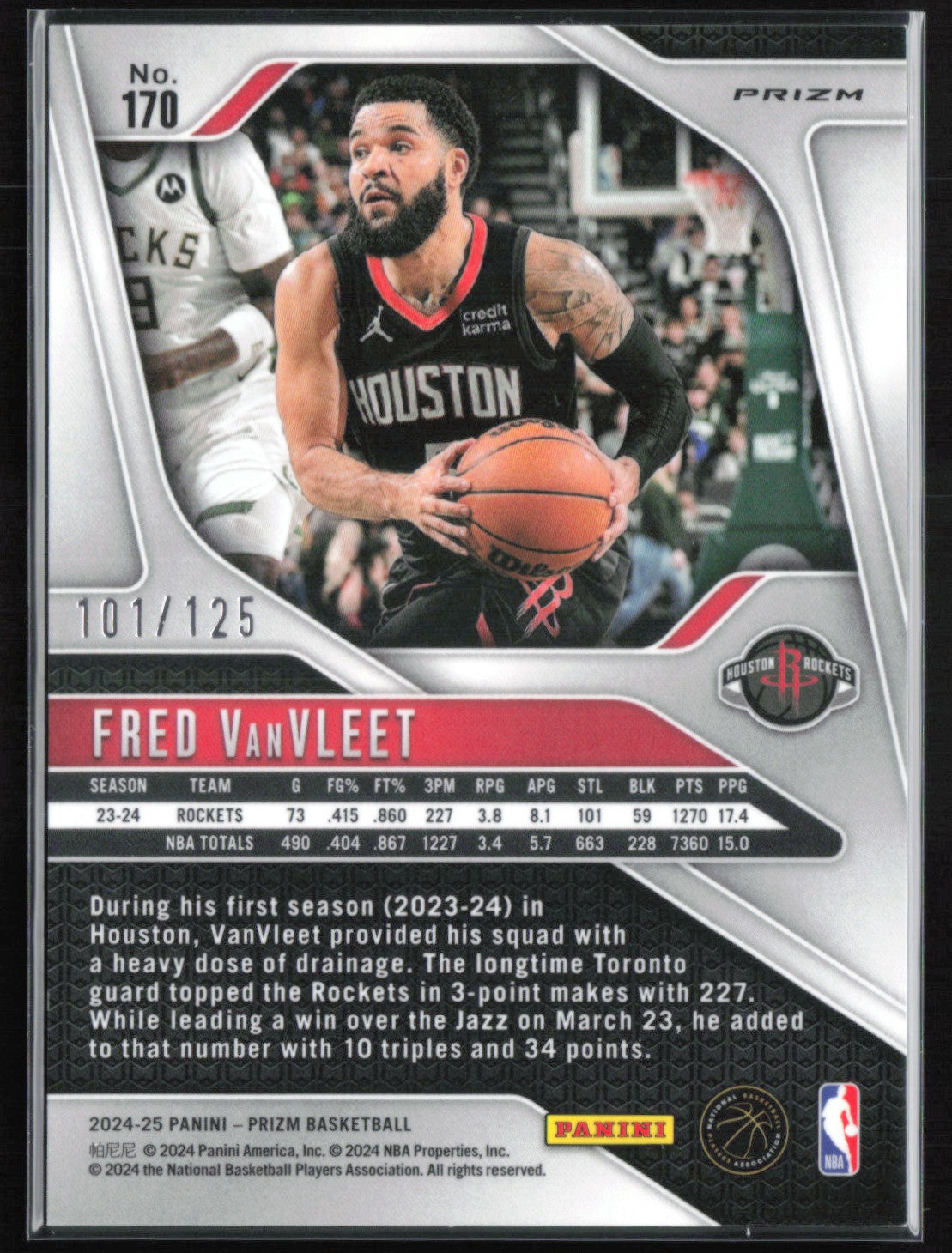 Fred VanVleet Blue Ice /125