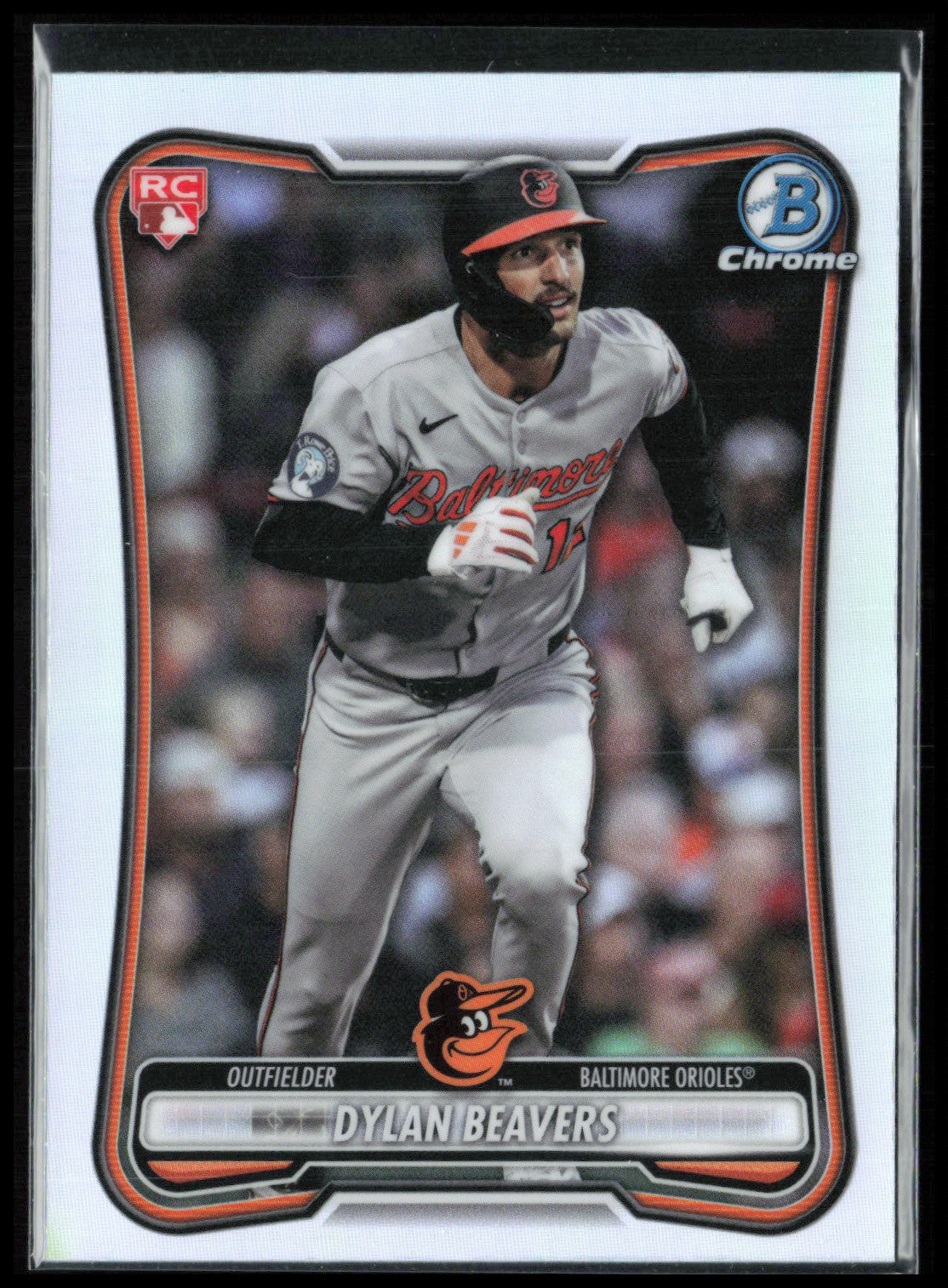 Dylan Beavers RC Red Rookie Logo