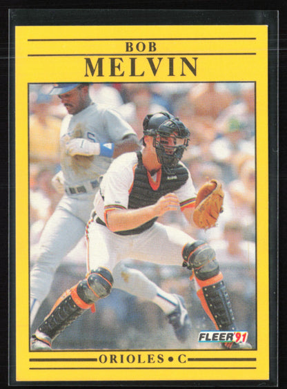 Bob Melvin 1991 Fleer