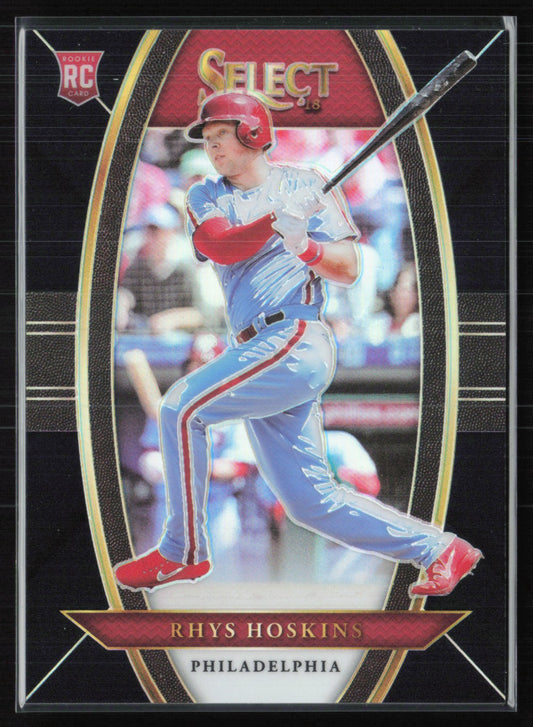 Rhys Hoskins RC Black /25 Prizm 2018 Select