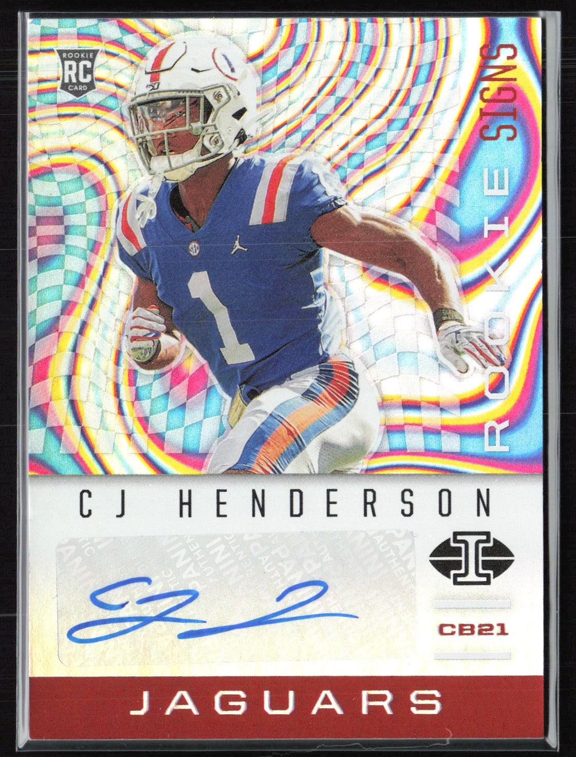 CJ Henderson Auto RC Rookie Signs