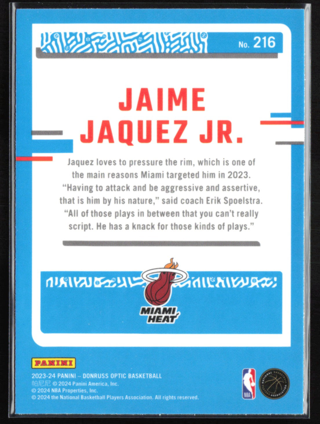 Jaime Jaquez Jr. RC