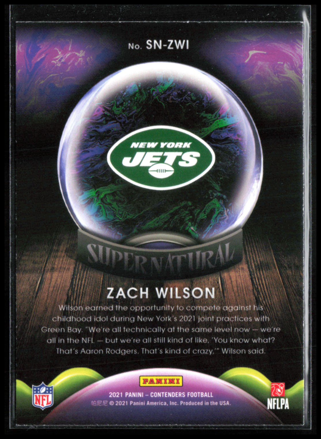 Zach Wilson RC Supernatural