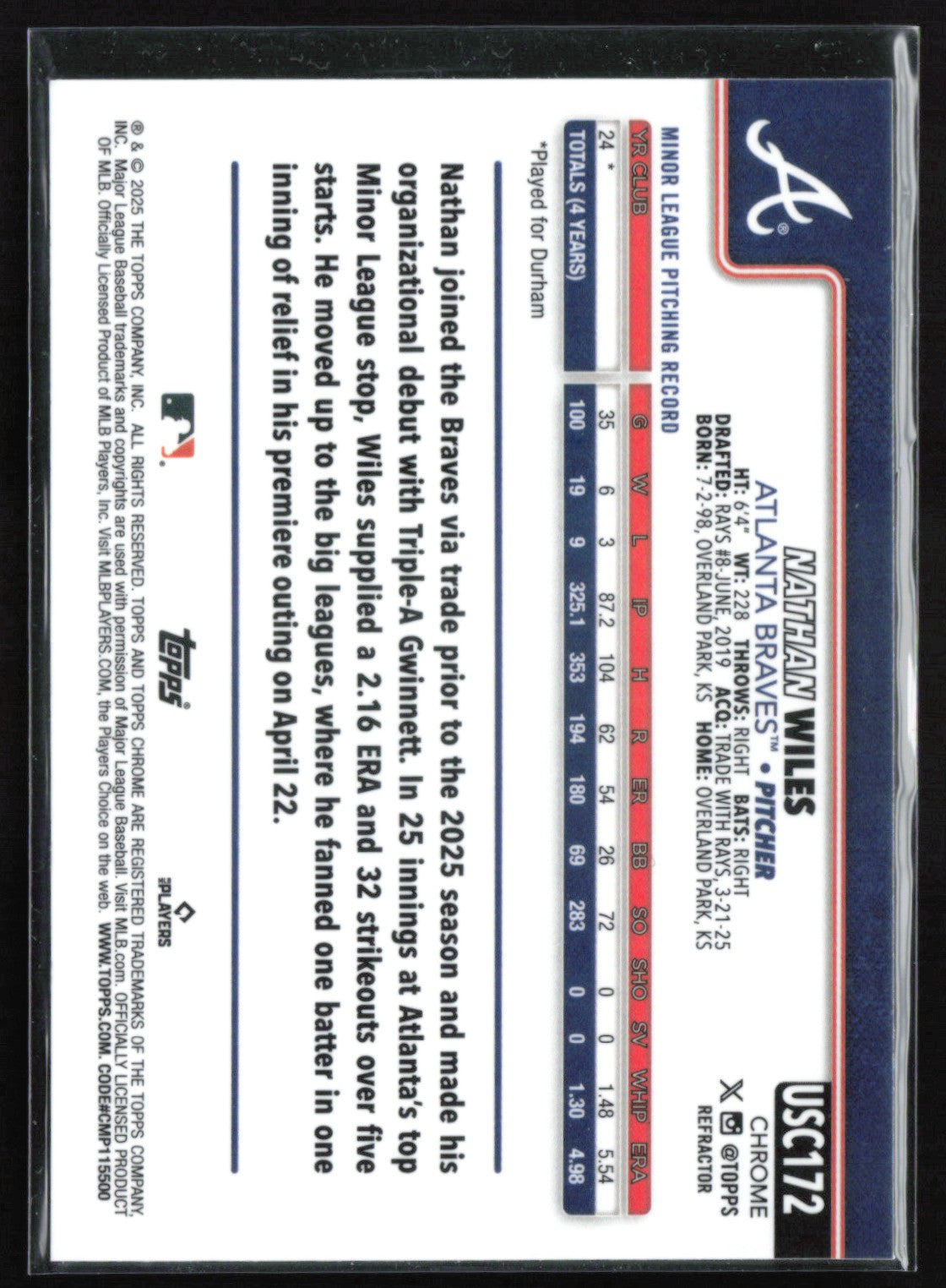 Nathan Wiles RC Refractor