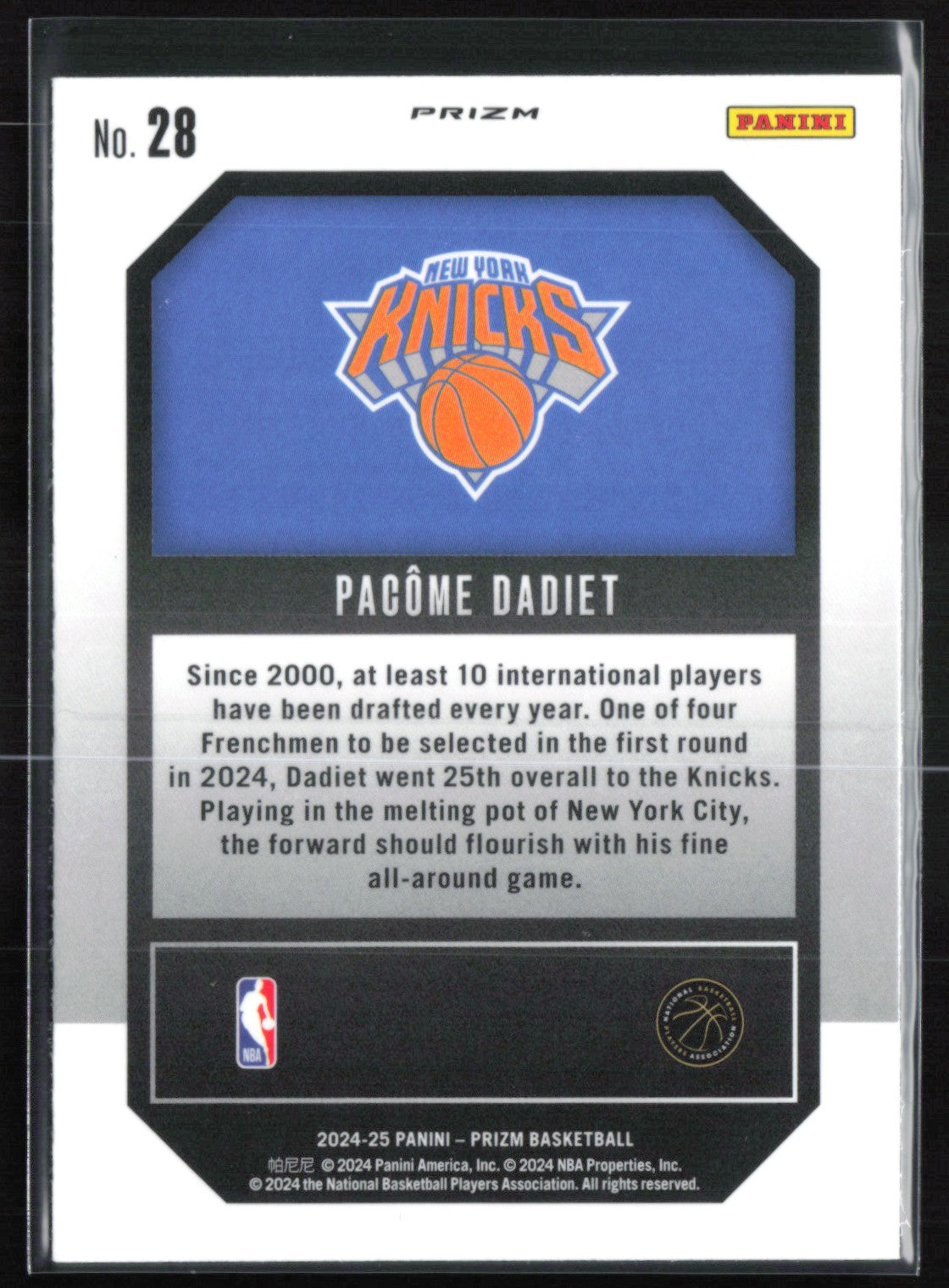 Pacome Dadiet RC Silver