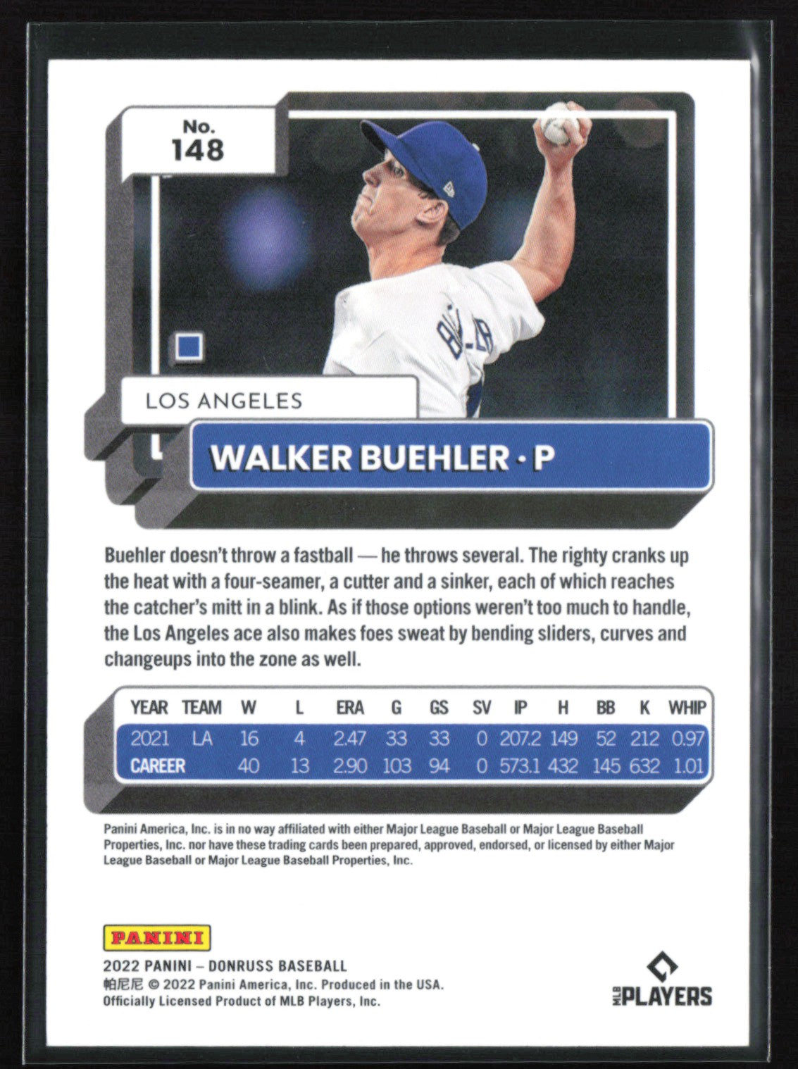 Walker Buehler Red /2022