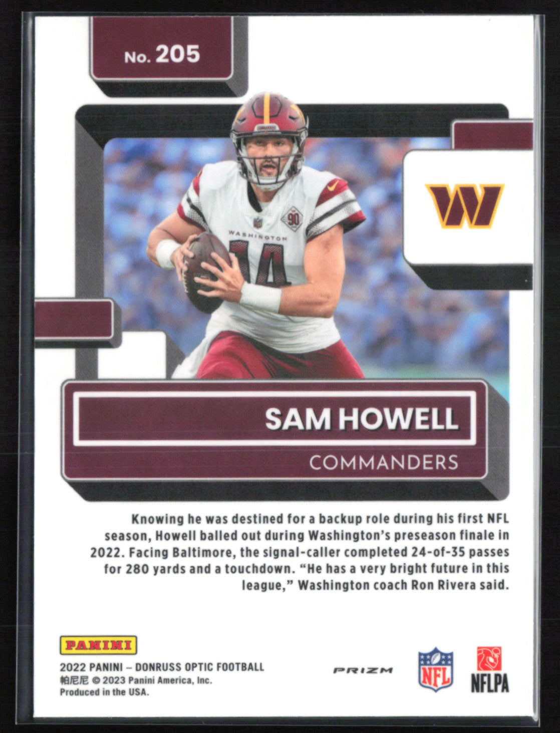 Sam Howell RC Purple Shock