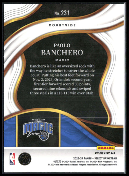 Paolo Banchero Seismic Courtside