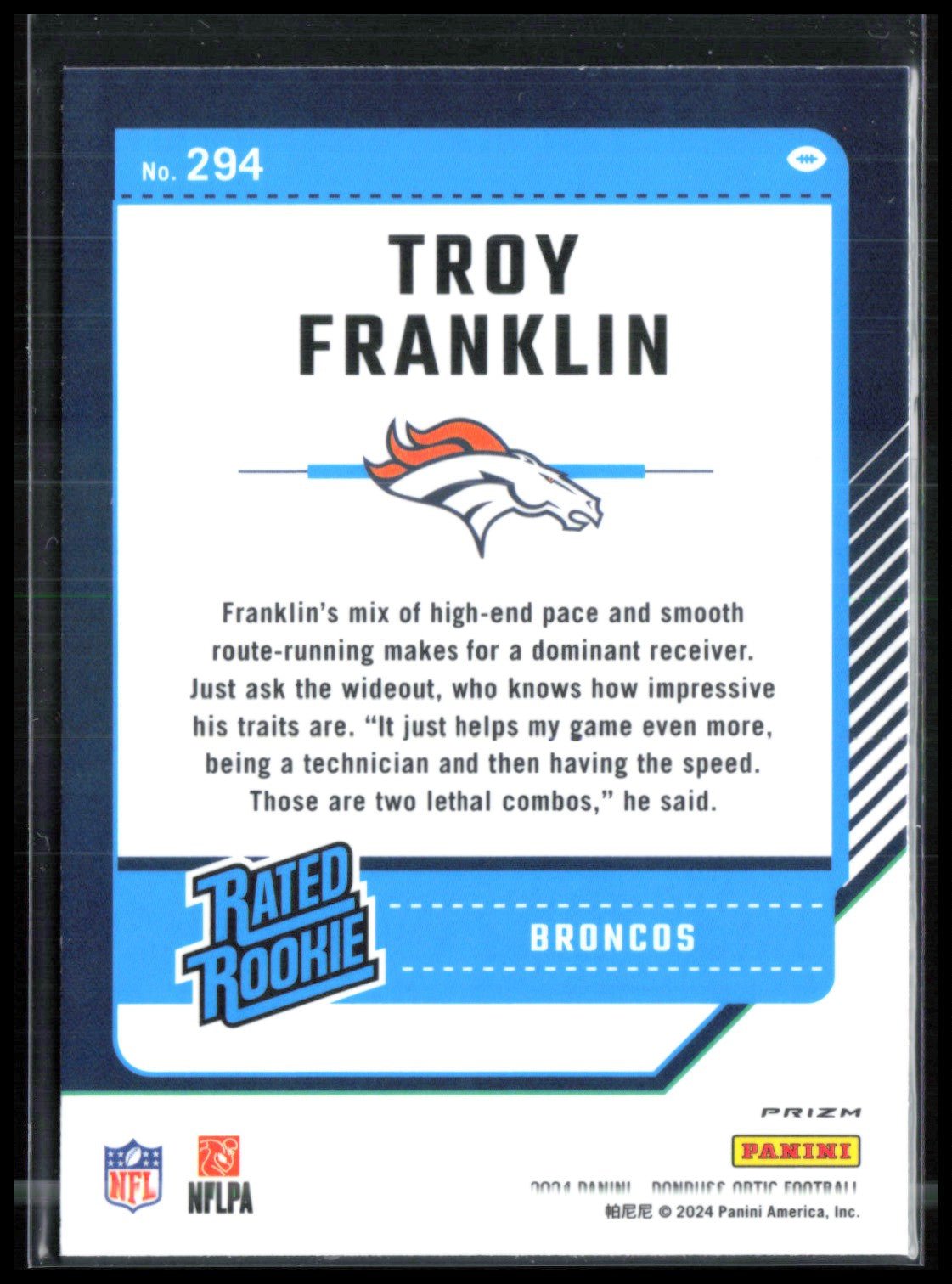 Troy Franklin RC Pink Holo