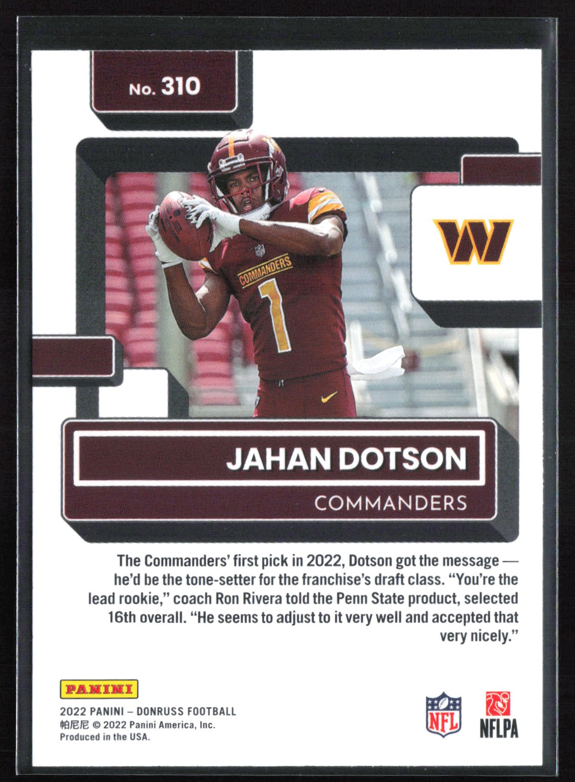 Jahan Dotson RC