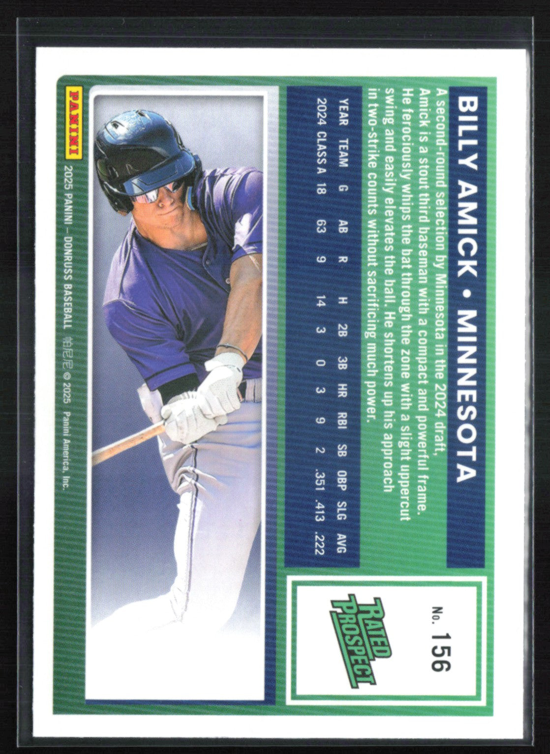 Billy Amick Prospect