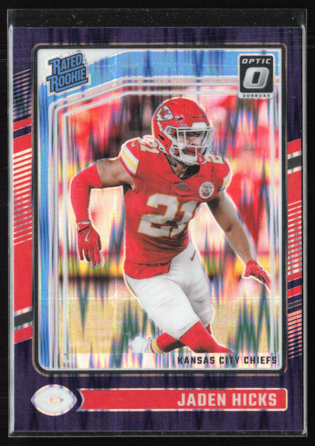 2024 Donruss Optic 237 Jaden Hicks RC Purple Shock – Dollar Box 2024 Donruss Optic 237 Jaden Hicks RC Purple Shock – Dollar Box