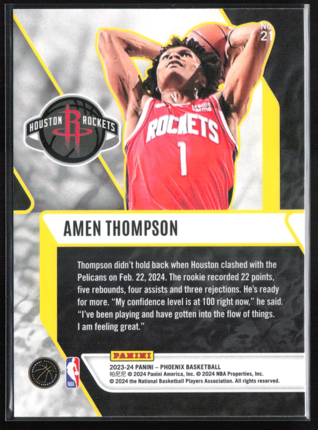 Amen Thompson RC Fade to Black