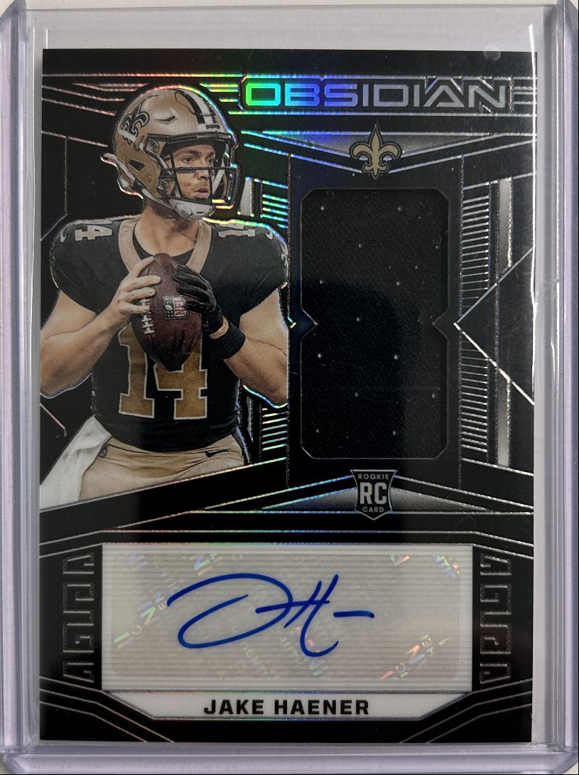 Jake Haener RC Patch Auto /199 2023 Obsidian