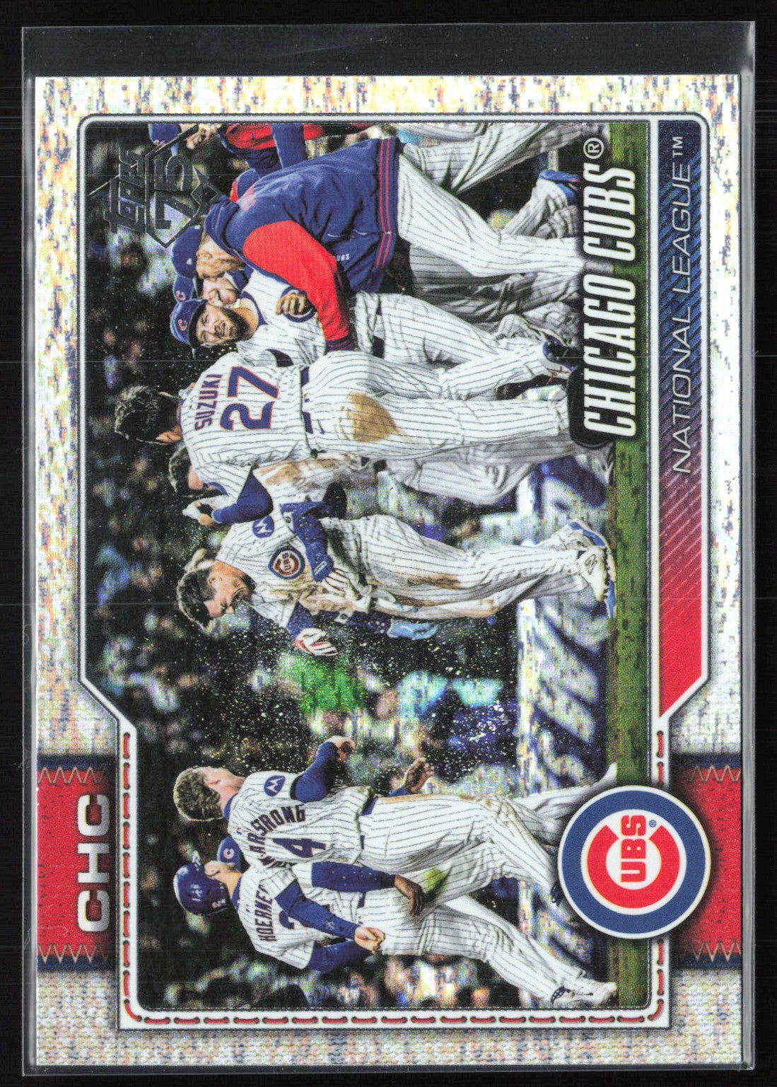 Chicago Cubs Crackle Foil