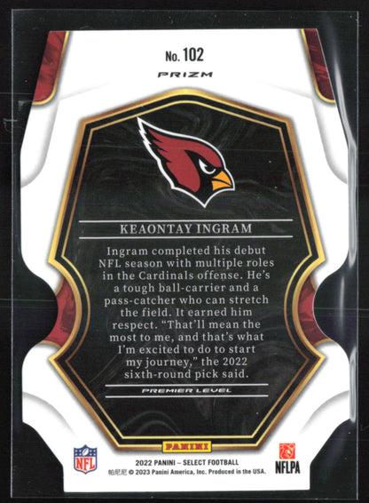Keaontay Ingram RC Black Red Die-Cut