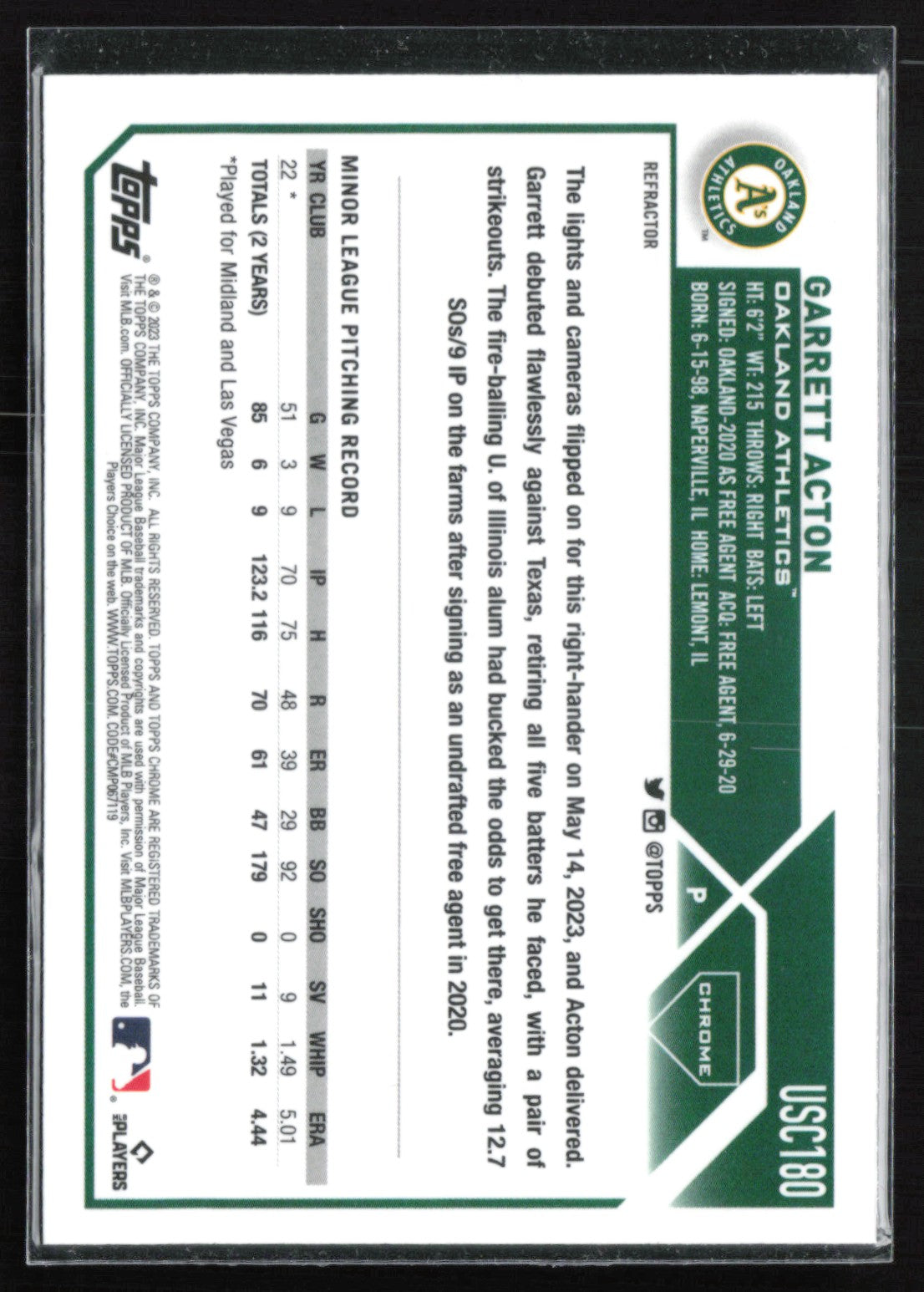 Garrett Acton RC Refractor