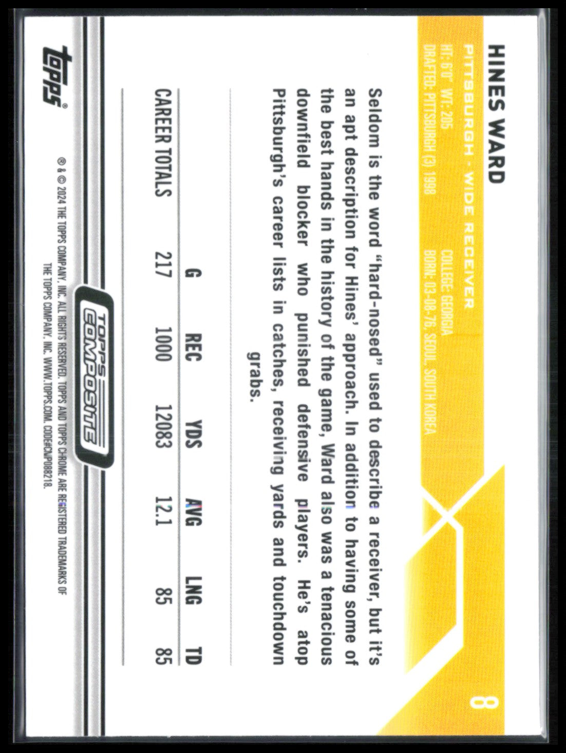 Hines Ward Prism Refractor