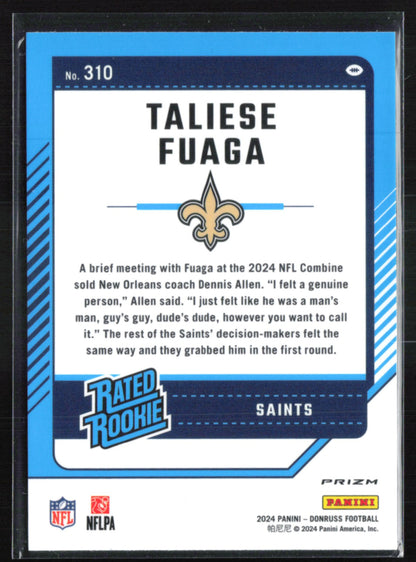 Taliese Fuaga RC Blue Scope