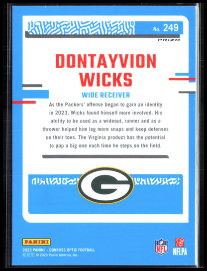 Dontayvion Wicks RC Holo